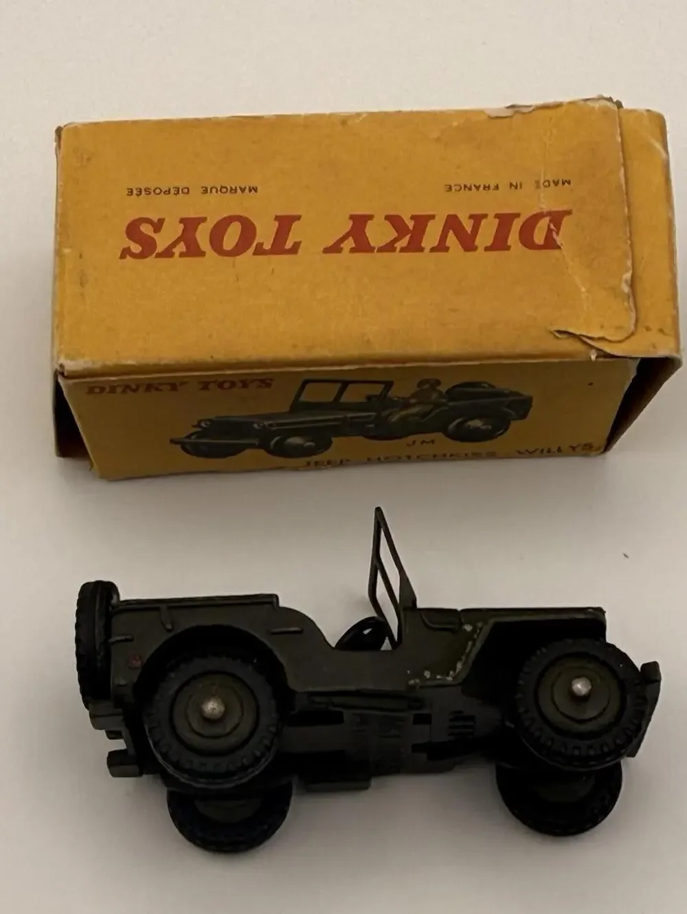 Dinky Toys 816 -‎ 80 BP Jeep Hotchkiss-Willys Military Diecast - Original Box